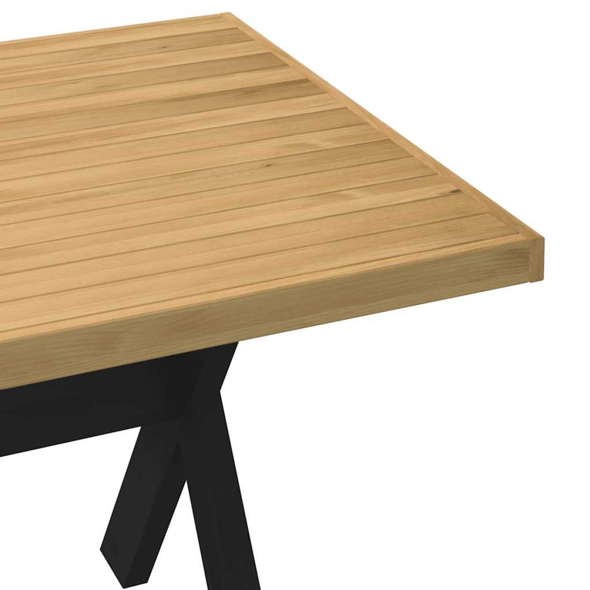 vidaXL Τραπεζαρία NOAIN με Πόδια σε Σχήμα Χ 180x90x75 εκ. από Μασίφ Ξύλο Πεύκου