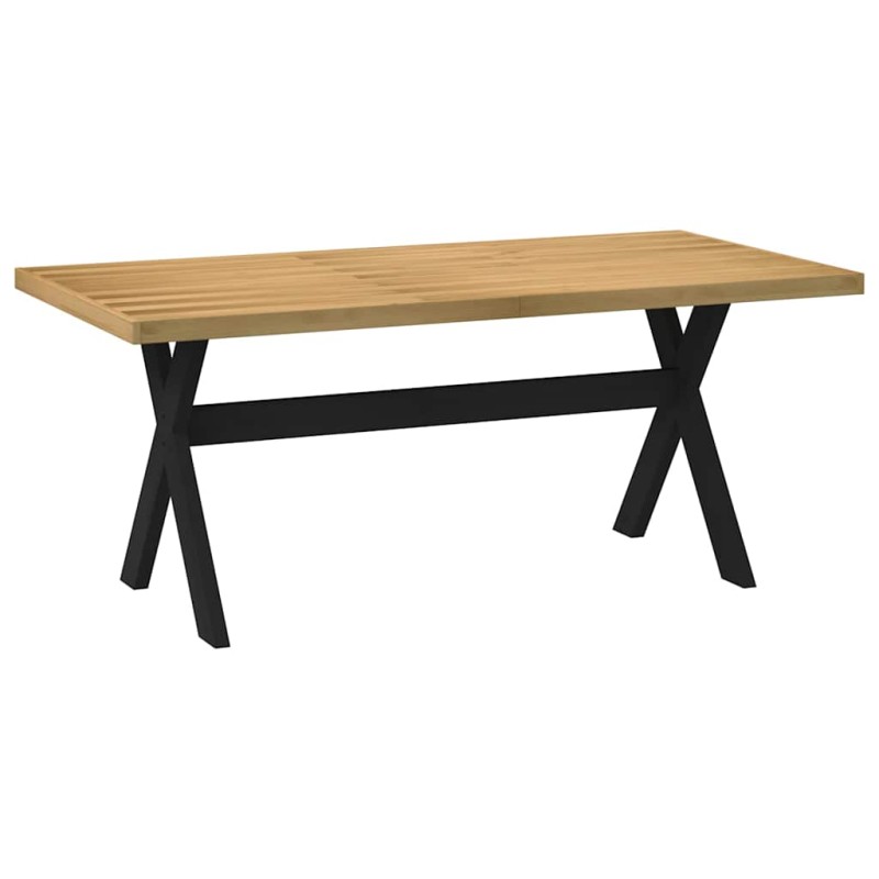 vidaXL Τραπεζαρία NOAIN με Πόδια σε Σχήμα Χ 180x90x75 εκ. από Μασίφ Ξύλο Πεύκου