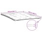 vidaXL Προστατευτικό στρώματος Λευκό 140x220 εκ.