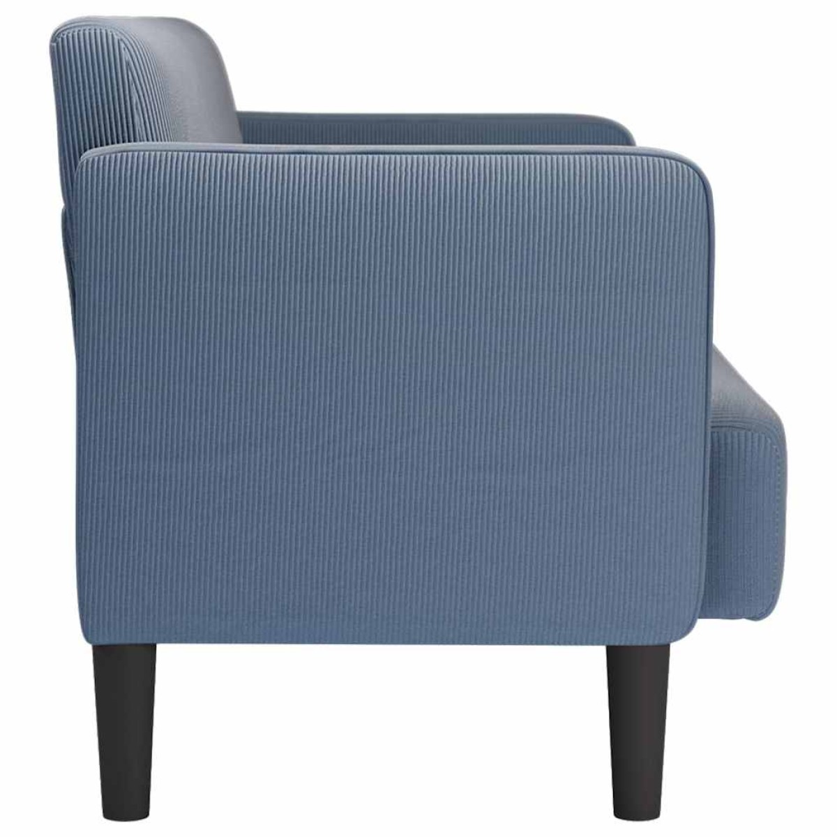 vidaXL Καναπές Loveseat Μπλε 109 εκ. ύφασμα Corduroy