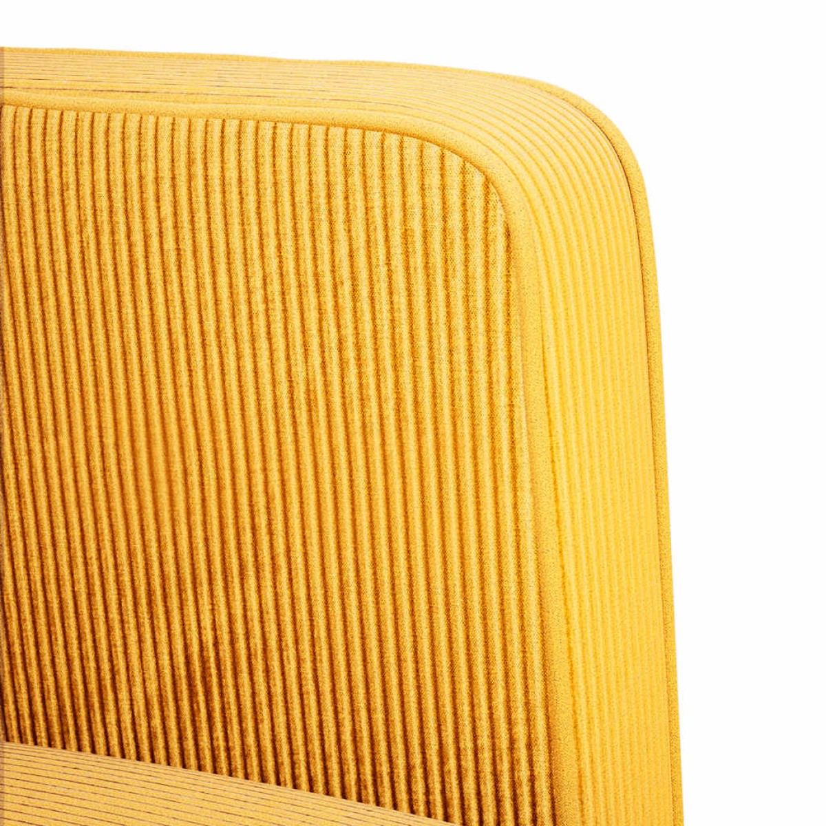 vidaXL Καναπές Loveseat Αν. κίτρινο 109 εκ. ύφασμα Corduroy