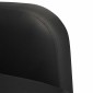 vidaXL Καναπές-καρέκλα με μπράτσα Μαύρο 54 cm Faux Leather