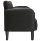 vidaXL καναπές Loveseat Μαύρο 110 cm Faux Leather