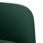 vidaXL Πολυθρόνα-Καναπέ με Μπράτσα Σκούρο Πράσινο Βελούδο 54 εκ.