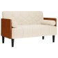vidaXL Καναπές Διθέσιος με Μαξιλάρια 110 εκ. από Λινό