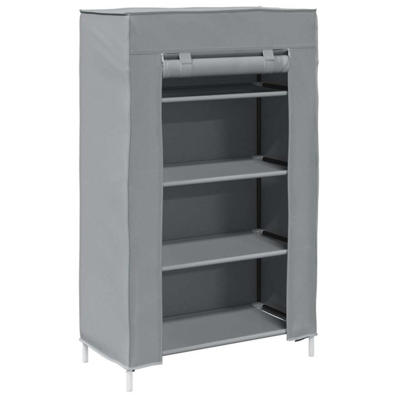 ντουλάπι παπουτσιών vidaXL Γκρι 60,5x30x97 cm Μη υφασμένο ύφασμα