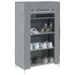 ντουλάπι παπουτσιών vidaXL Γκρι 60,5x30x97 cm Μη υφασμένο ύφασμα