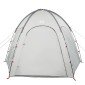 vidaXL Πισίνα Σκηνή με στέγη με αέρα αέρα Γκρι 366 x 305 x 231 cm