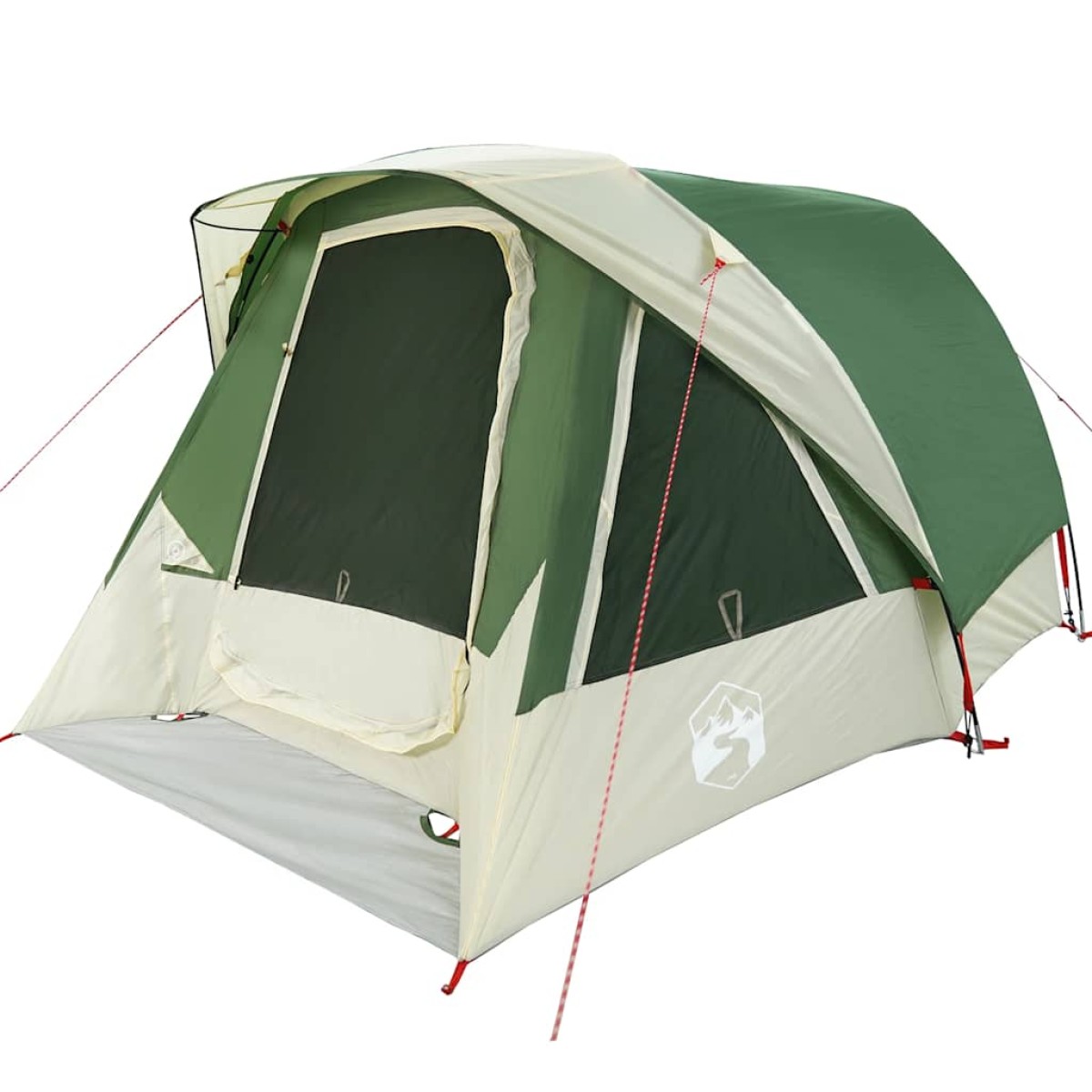 vidaXL Οικογενειακή Σκηνή Καμπίνα 6 Ατόμων Πράσινη Αδιάβροχη