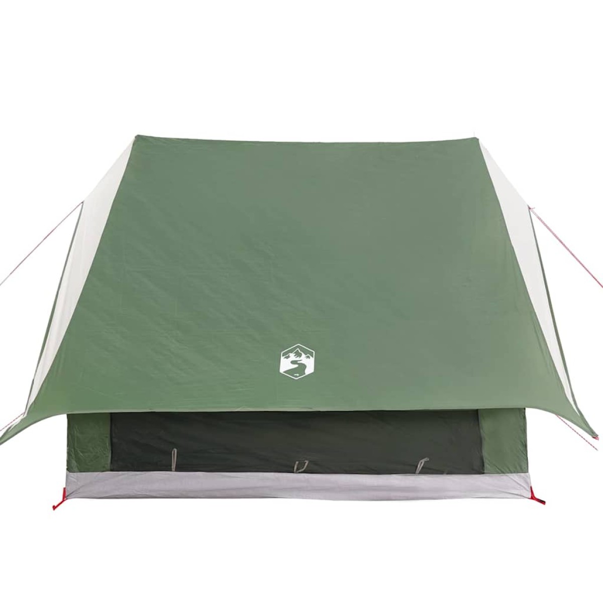 vidaXL Οικογενειακή Σκηνή Πράσινο και Λευκό 220 x 220 x 184 εκ