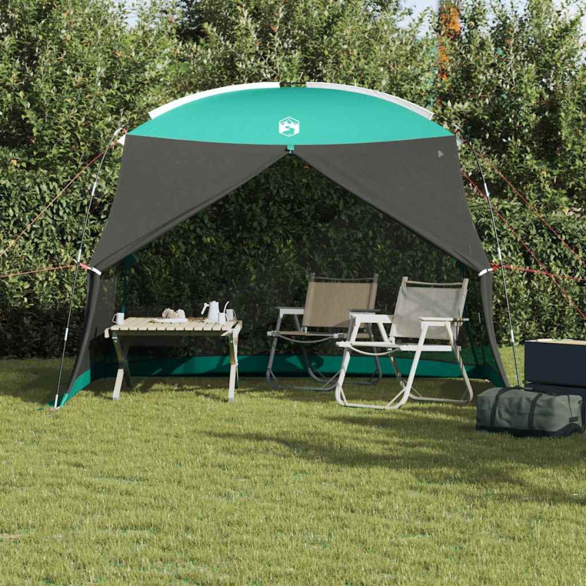 vidaXL Σκηνή-κουνουπιέρα με στέγη Θαλασσί 320 x 320 x 218 εκ.