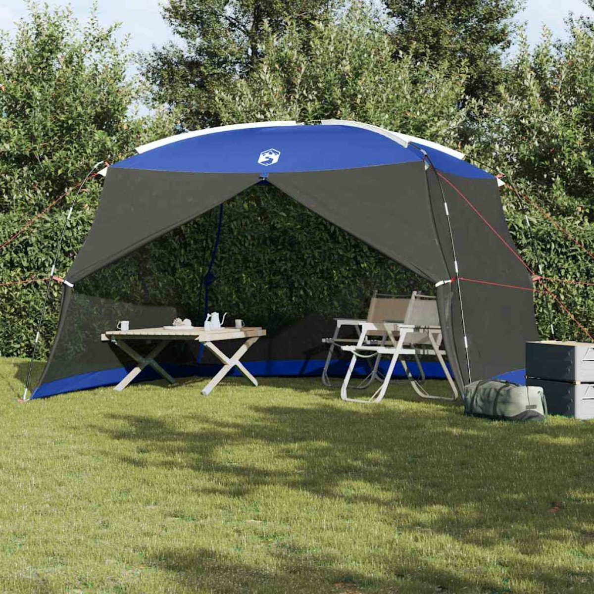 vidaXL Σκηνή-κουνουπιέρα με στέγη Αζούρ Μπλε 380 x 380 x 225 εκ.
