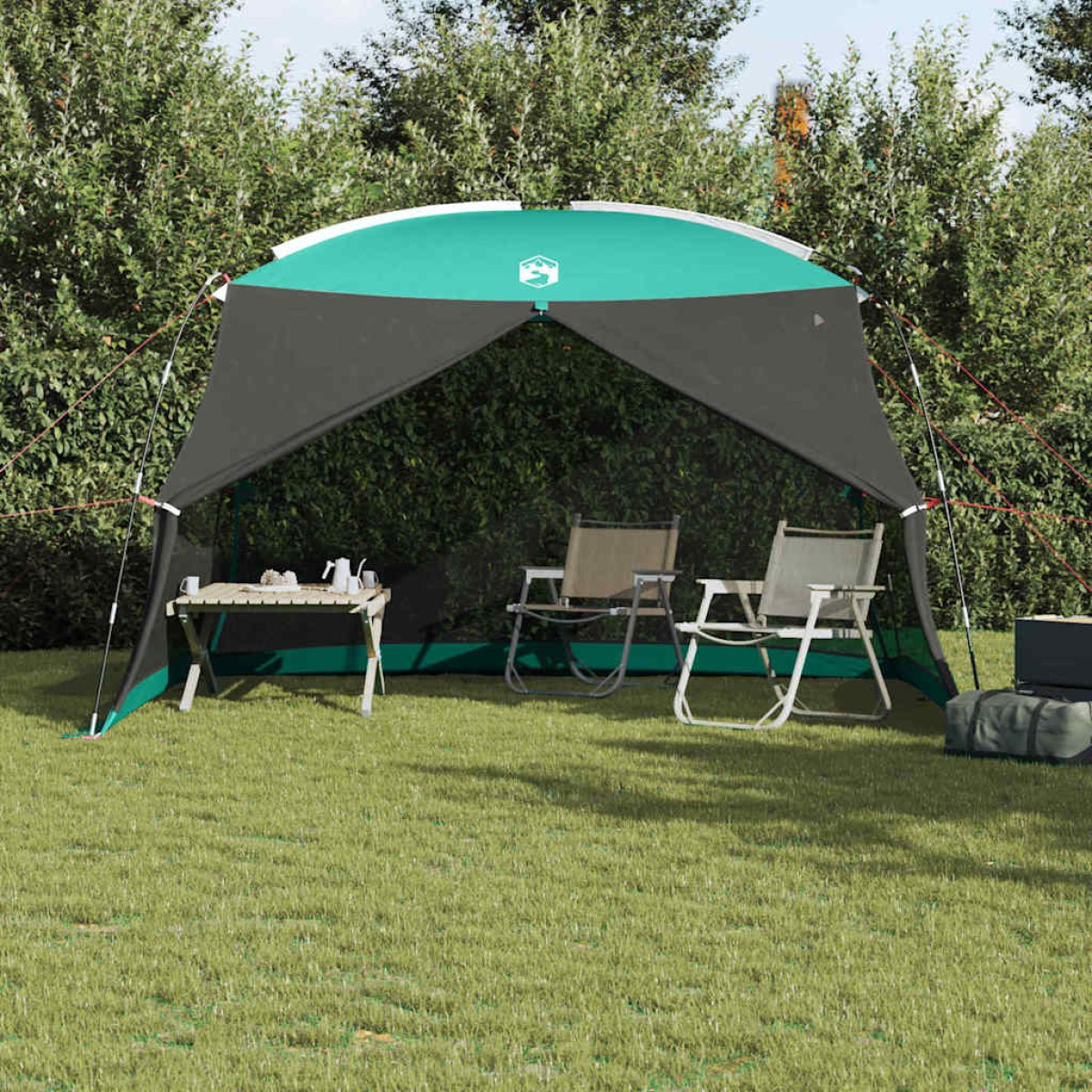 vidaXL Σκηνή-κουνουπιέρα με στέγη Θαλασσί 380 x 380 x 225 εκ.