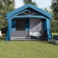 vidaXL Οικογενειακή Σκηνή Μπλε και Γκρι 620 x 322 x 240 εκ Πολυεστέρας