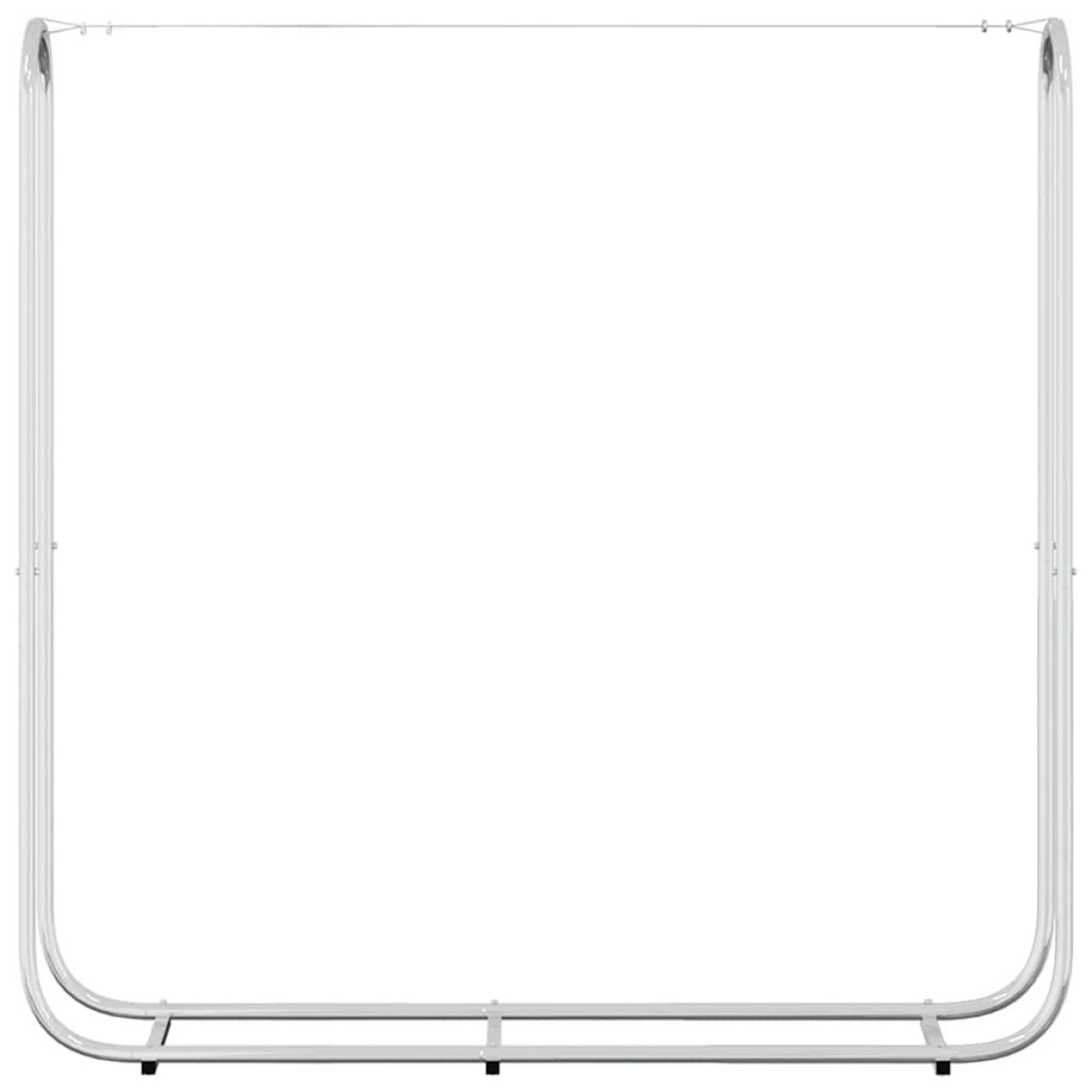 vidaXL Ράφι Καυσόξυλων 150x25x150 εκ. Γαλβανιζέ Ατσάλι