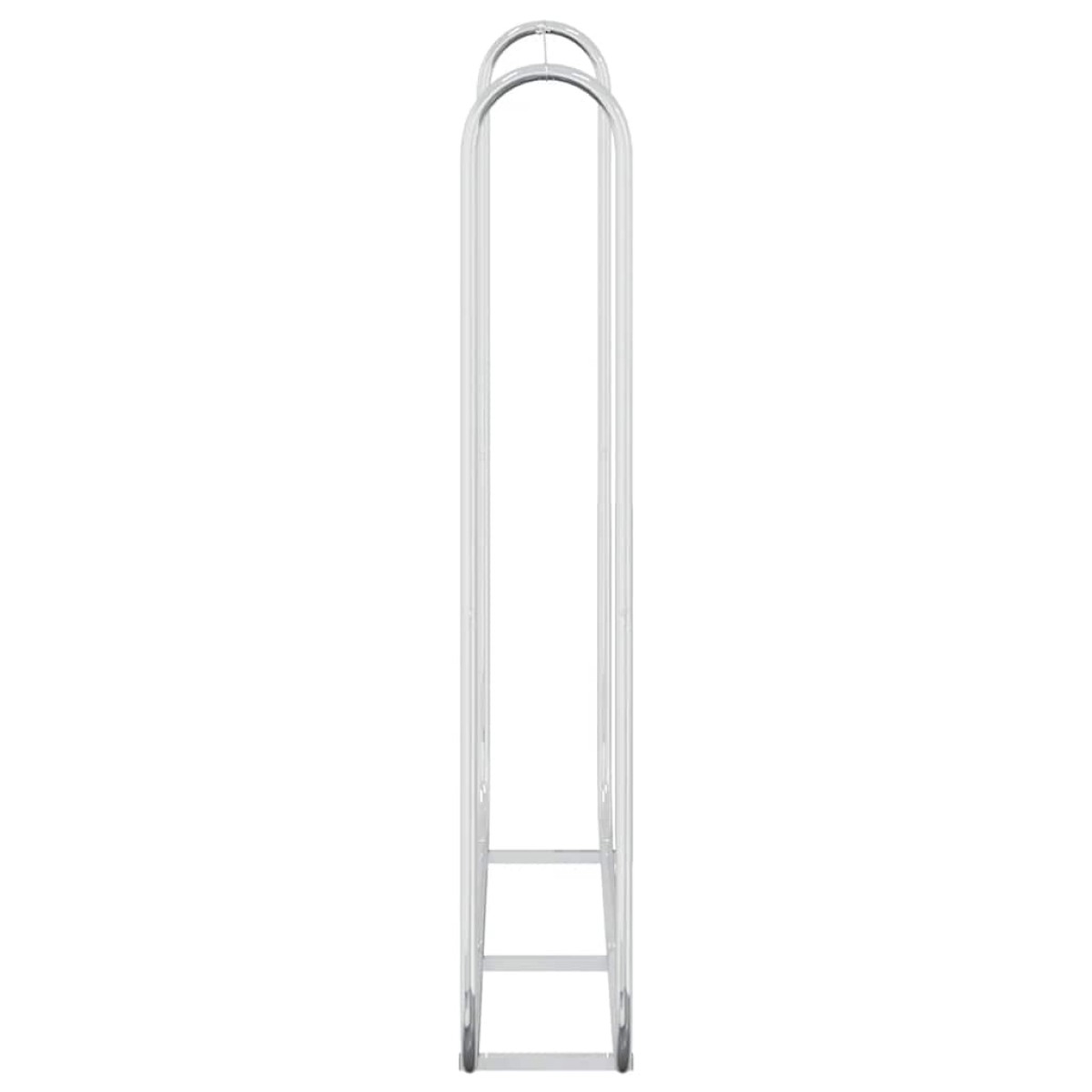 vidaXL Ράφι Καυσόξυλων 150x25x150 εκ. Γαλβανιζέ Ατσάλι