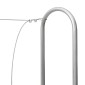 vidaXL Ράφι Καυσόξυλων 150x25x150 εκ. Γαλβανιζέ Ατσάλι