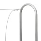 vidaXL Ράφι Καυσόξυλων 250x25x150 εκ. Γαλβανιζέ Ατσάλι
