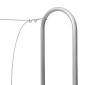 vidaXL Ράφι Καυσόξυλων 300x25x150 εκ. Γαλβανιζέ Ατσάλι