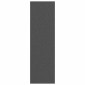 vidaXL Χαλάκι Εξώπορτας Ανθρακί και Μαύρο 120 x 400 cm 100% Πολυαμίδιο