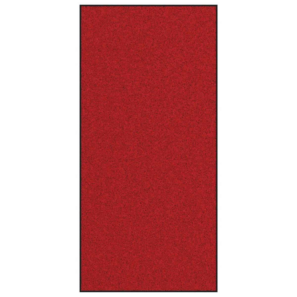 vidaXL Χαλάκι Εξώπορτας Κόκκινο και Μαύρο 120 x 250 cm 100% Πολυαμίδιο