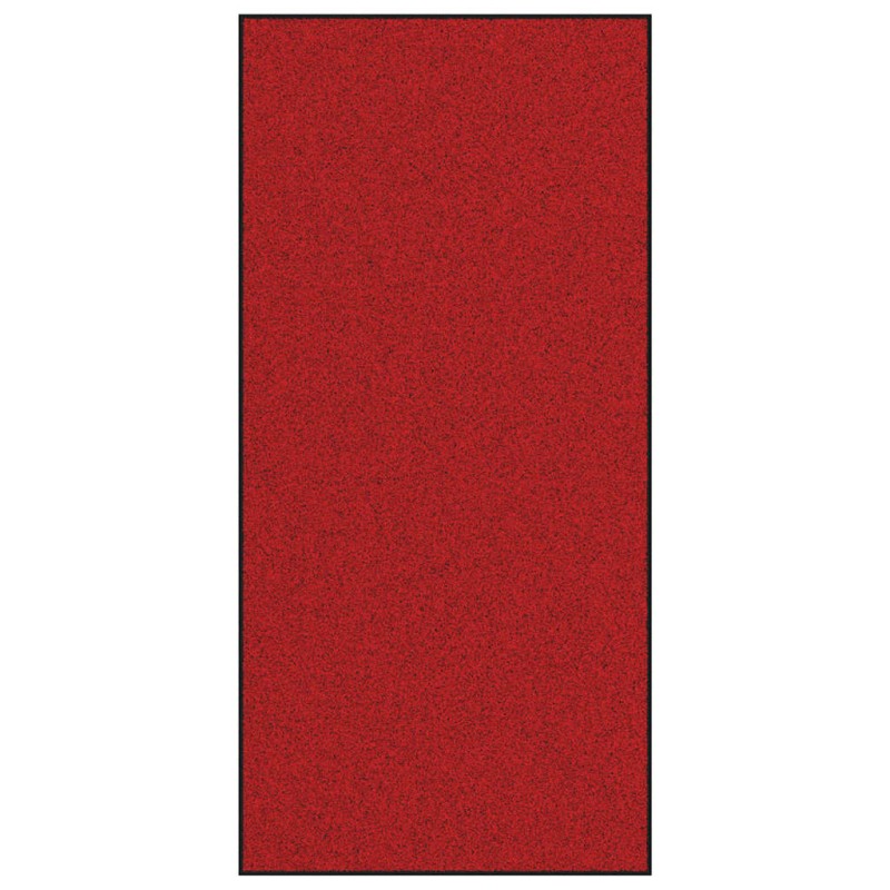 vidaXL Χαλάκι Εξώπορτας Κόκκινο και Μαύρο 120 x 250 cm 100% Πολυαμίδιο