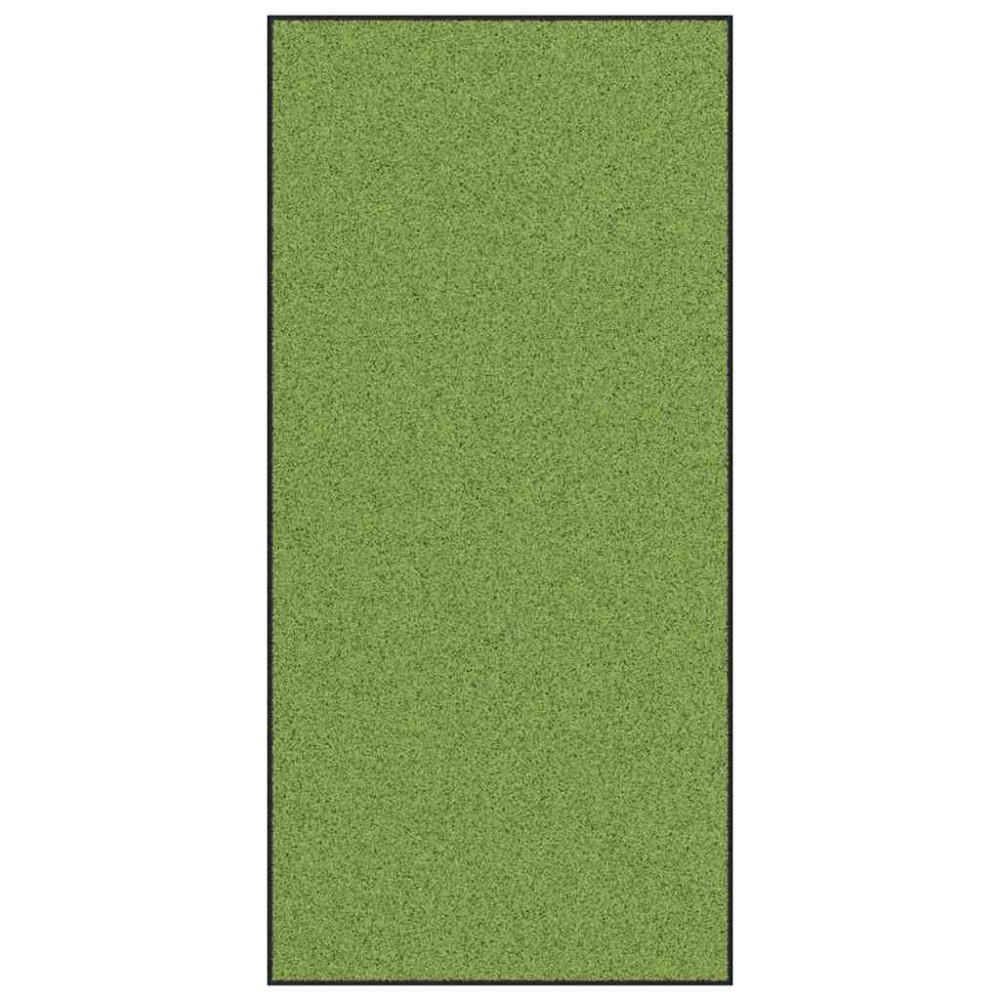 vidaXL Χαλάκι Εξώπορτας Πράσινο και Μαύρο 120 x 250 cm 100% Πολυαμίδιο