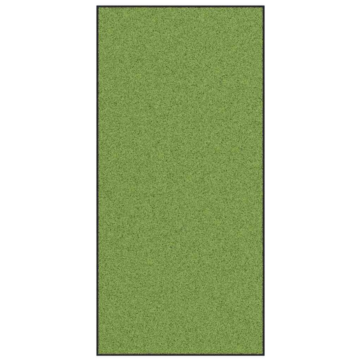 vidaXL Χαλάκι Εξώπορτας Πράσινο και Μαύρο 120 x 250 cm 100% Πολυαμίδιο