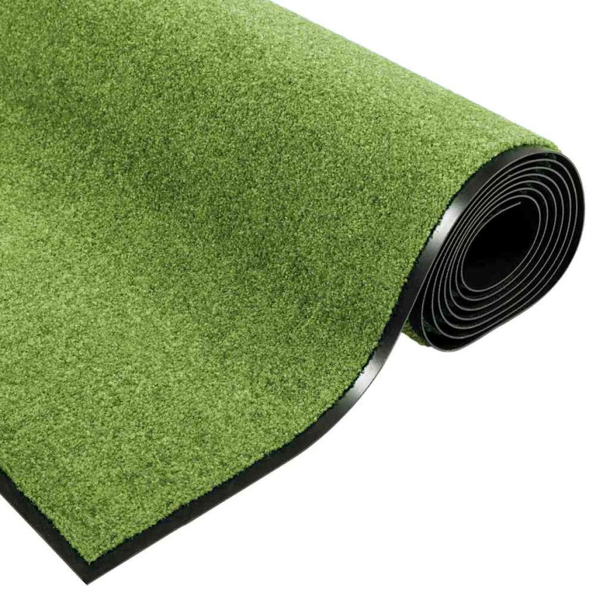 vidaXL Χαλάκι Εξώπορτας Πράσινο και Μαύρο 120 x 250 cm 100% Πολυαμίδιο
