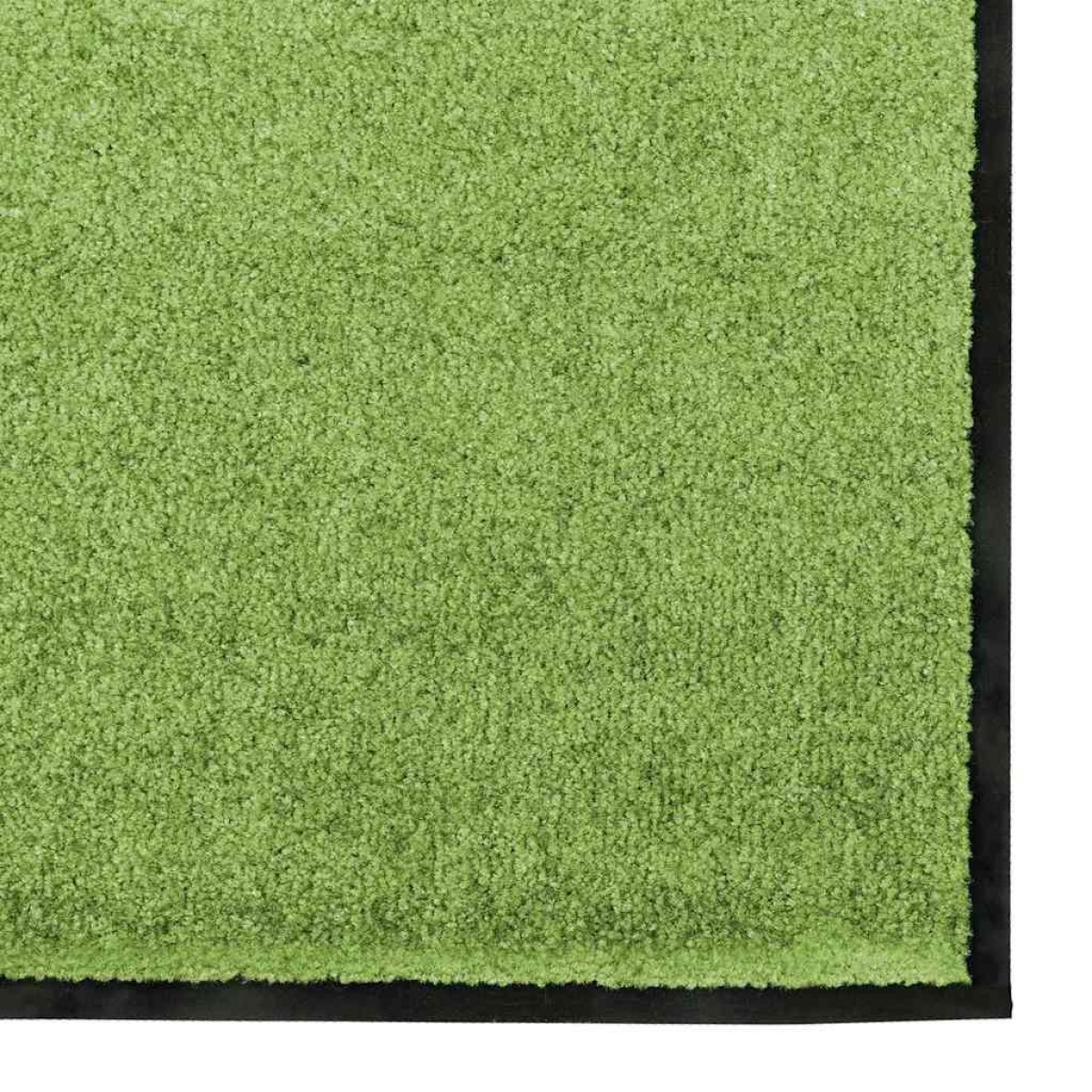 vidaXL Χαλάκι Εξώπορτας Πράσινο και Μαύρο 120 x 250 cm 100% Πολυαμίδιο