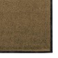 vidaXL Χαλάκι Εξώπορτας Καφέ και Μαύρο 120 x 300 cm 100% Πολυαμίδιο