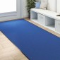 vidaXL Χαλάκι Εξώπορτας Μπλε και Μαύρο 120 x 250 cm 100% Πολυαμίδιο