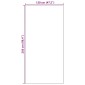 vidaXL Χαλάκι Εξώπορτας Μπλε και Μαύρο 120 x 250 cm 100% Πολυαμίδιο