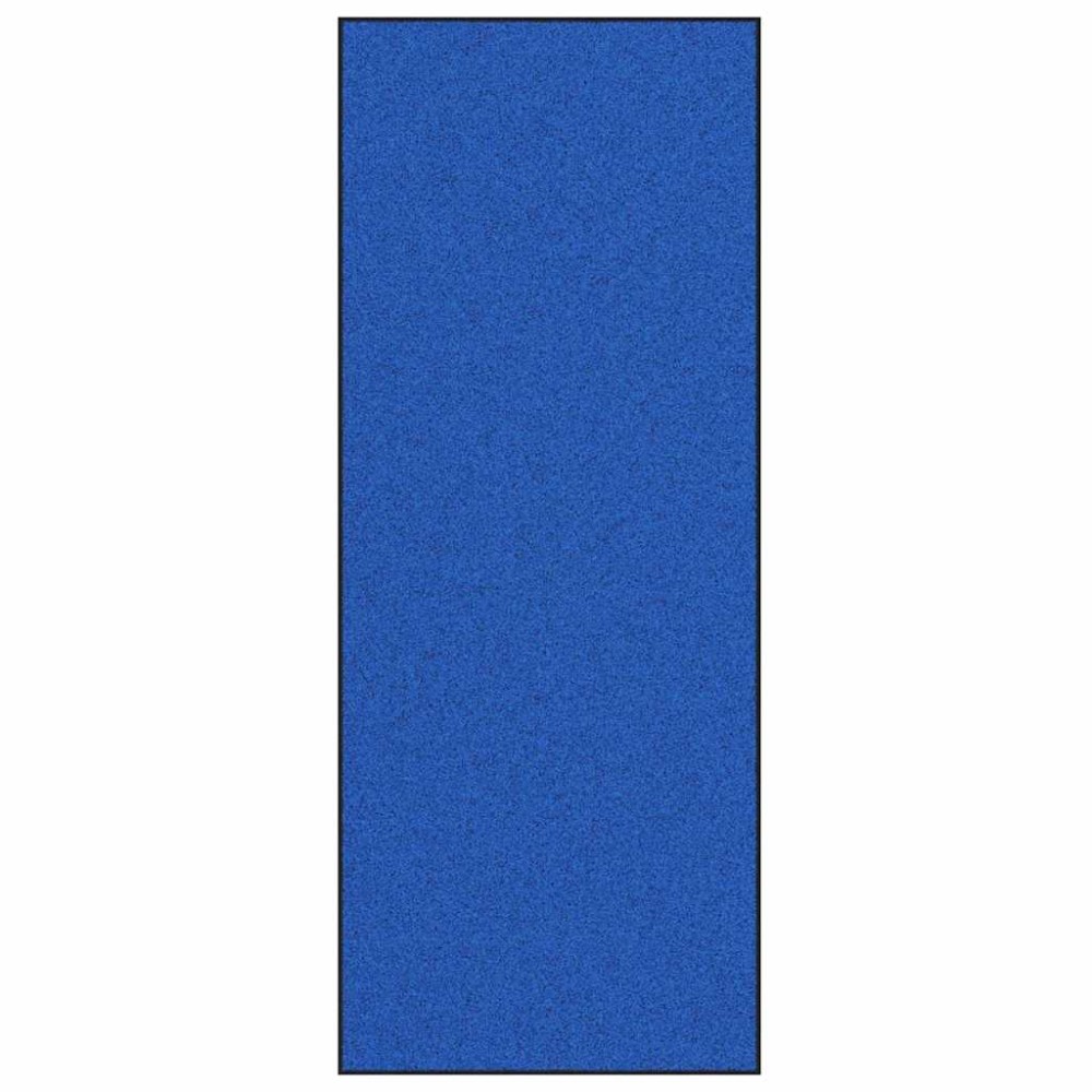 vidaXL Χαλάκι Εξώπορτας Μπλε και Μαύρο 120 x 300 cm 100% Πολυαμίδιο