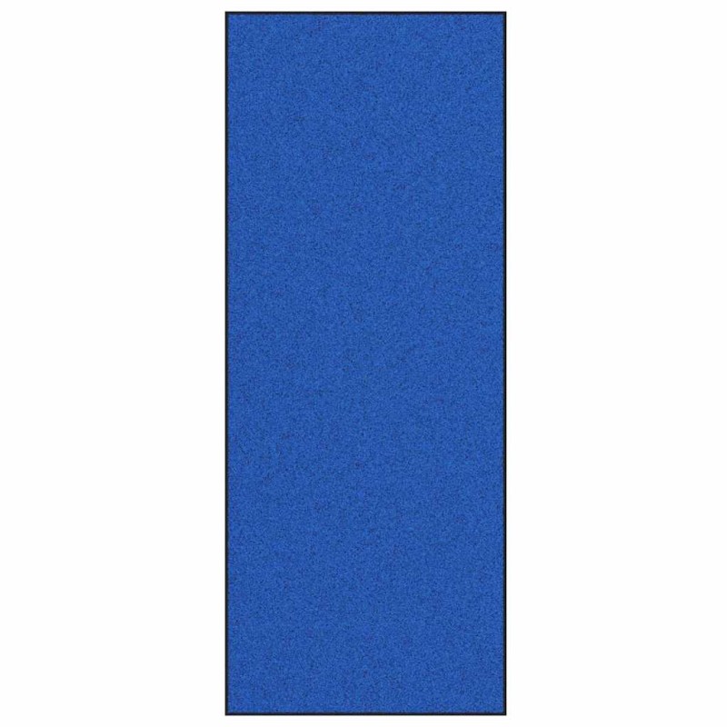 vidaXL Χαλάκι Εξώπορτας Μπλε και Μαύρο 120 x 300 cm 100% Πολυαμίδιο