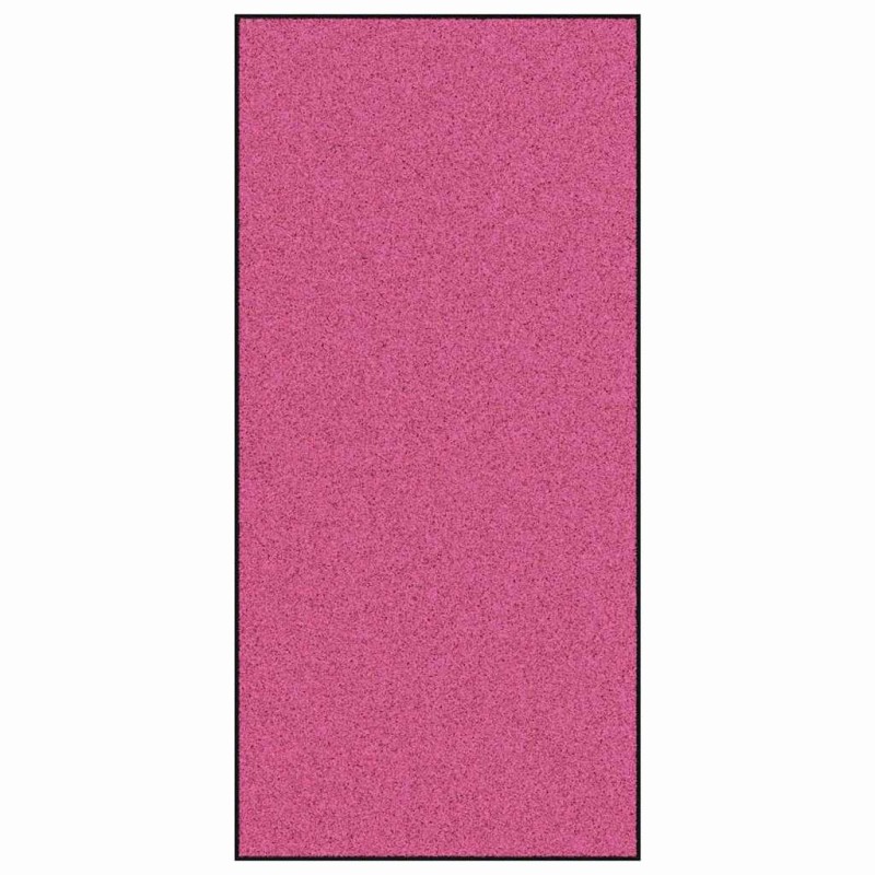 vidaXL Χαλάκι Εξώπορτας Ροζ και Μαύρο 120 x 250 cm 100% Πολυαμίδιο