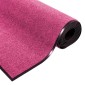 vidaXL Χαλάκι Εξώπορτας Ροζ και Μαύρο 120 x 250 cm 100% Πολυαμίδιο