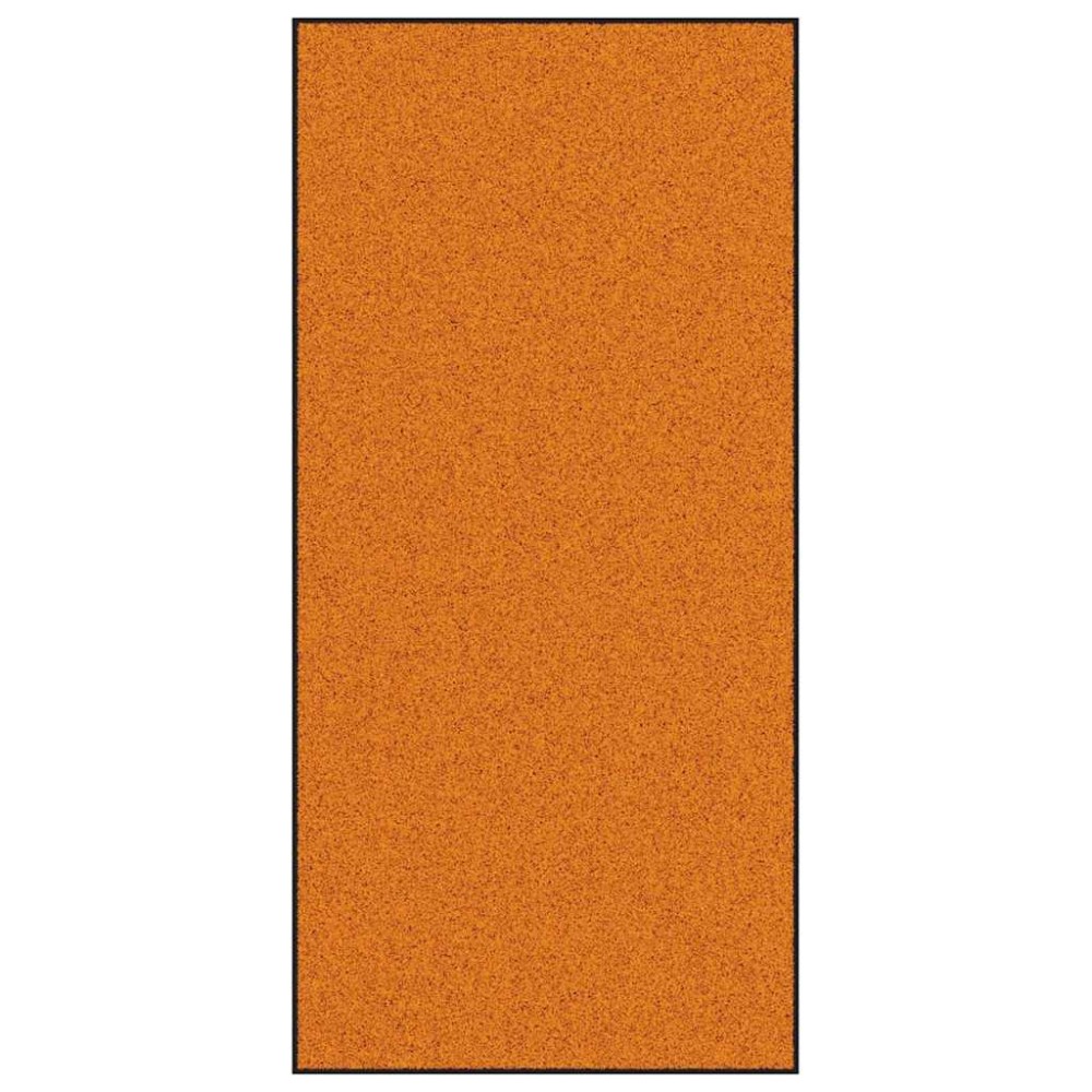 vidaXL Χαλάκι Εξώπορτας Πορτοκαλί και Μαύρο 120 x 250 cm