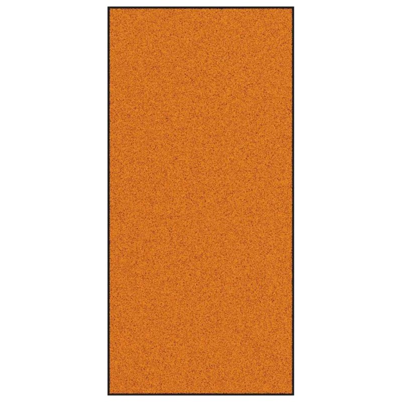 vidaXL Χαλάκι Εξώπορτας Πορτοκαλί και Μαύρο 120 x 250 cm