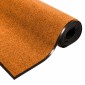 vidaXL Χαλάκι Εξώπορτας Πορτοκαλί και Μαύρο 120 x 300 cm
