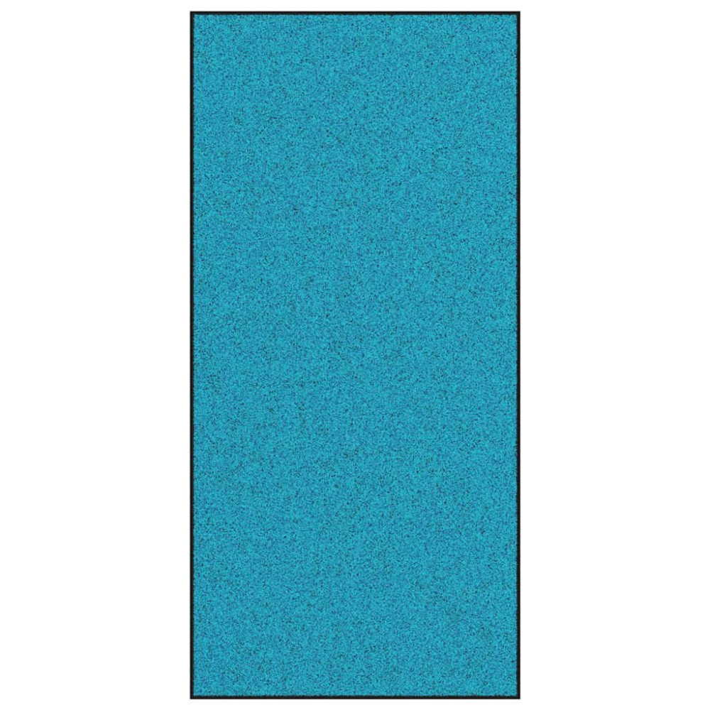 vidaXL Χαλάκι Εξώπορτας Κυανί και Μαύρο 120 x 250 cm 100% Πολυαμίδιο