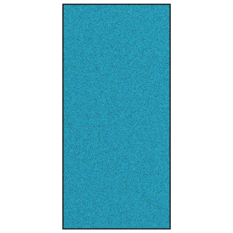 vidaXL Χαλάκι Εξώπορτας Κυανί και Μαύρο 120 x 250 cm 100% Πολυαμίδιο
