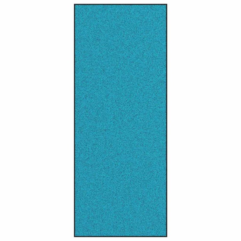 vidaXL Χαλάκι Εξώπορτας Κυανί και Μαύρο 120 x 300 cm 100% Πολυαμίδιο