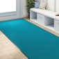 vidaXL Χαλάκι Εξώπορτας Κυανί και Μαύρο 120 x 300 cm 100% Πολυαμίδιο