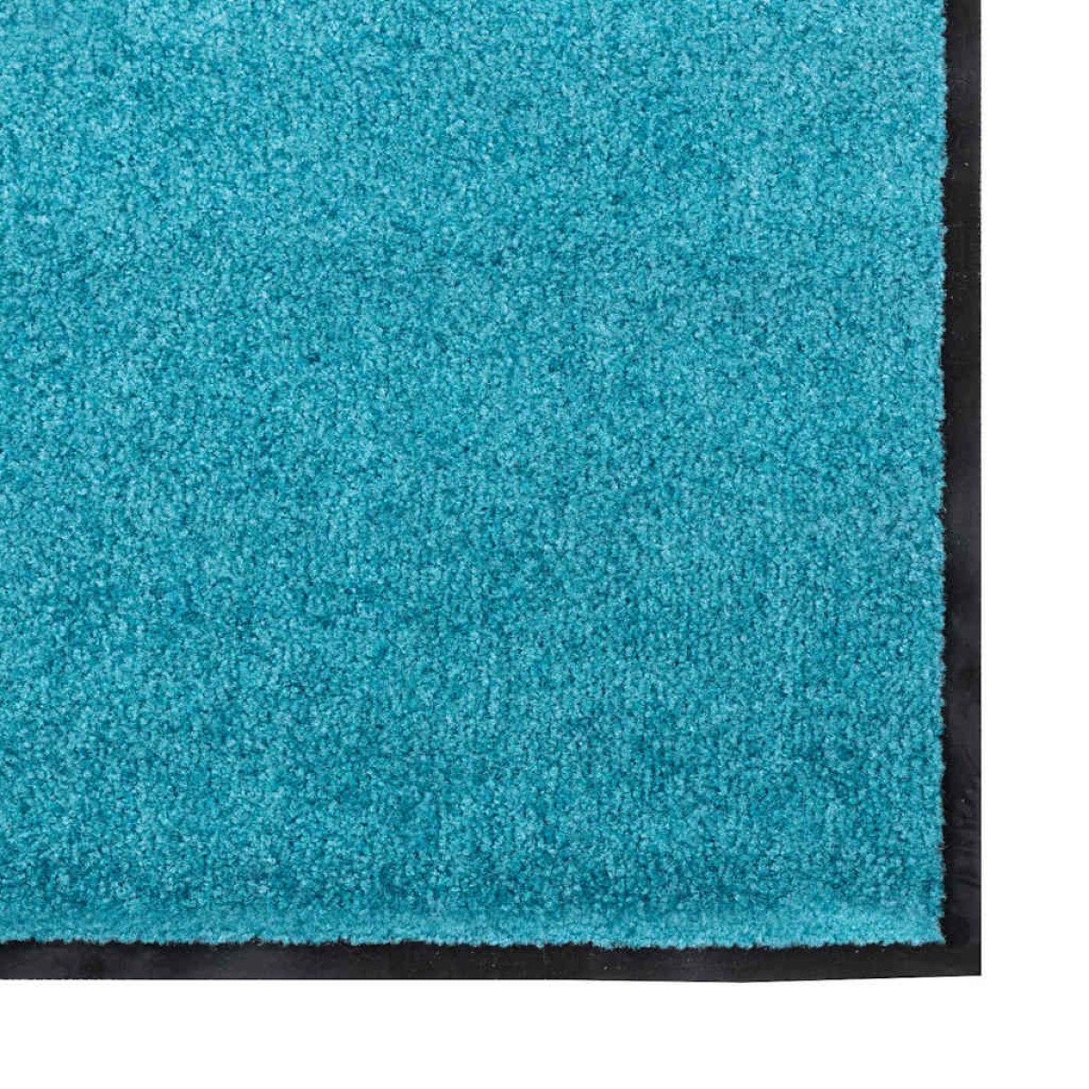 vidaXL Χαλάκι Εξώπορτας Κυανί και Μαύρο 120 x 300 cm 100% Πολυαμίδιο