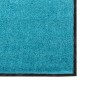 vidaXL Χαλάκι Εξώπορτας Κυανί και Μαύρο 120 x 300 cm 100% Πολυαμίδιο
