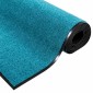 vidaXL Χαλάκι Εξώπορτας Κυανί και Μαύρο 120 x 300 cm 100% Πολυαμίδιο