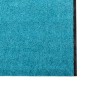 vidaXL Χαλάκι Εξώπορτας Άλλο Κυανί και Μαύρο 120 x 400 cm