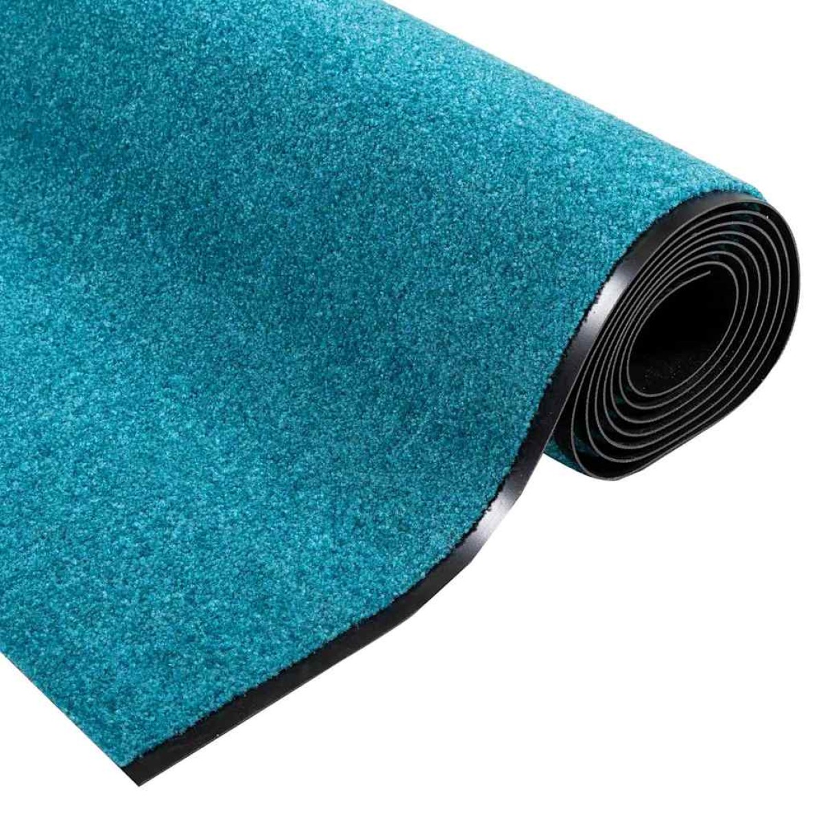 vidaXL Χαλάκι Εξώπορτας Άλλο Κυανί και Μαύρο 120 x 400 cm
