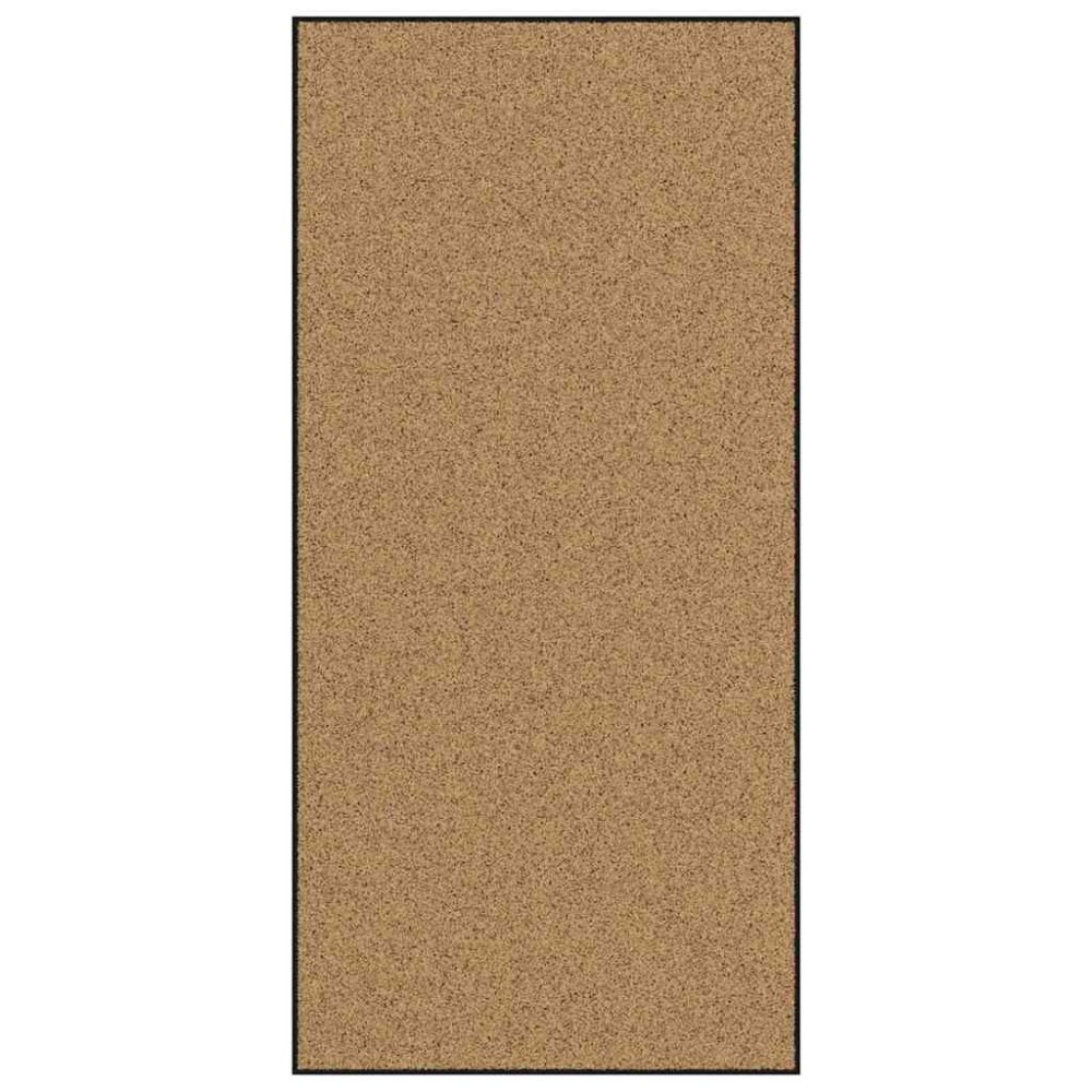 vidaXL Χαλάκι Εξώπορτας Άλλο Κρέμα και Μαύρο 120 x 250 cm